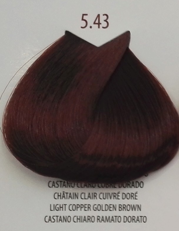 Tinta Castano Chiaro Ramato Dorato 5 43 Life Color Plus 100 Ml Hair