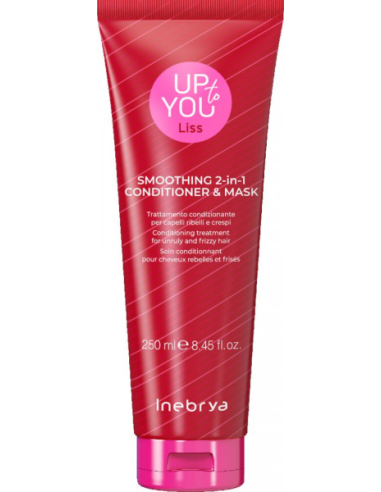 MASCHERA UP TO YOU 2IN1 CONDITIONER E MASK CAPELLI RIBELLI E CRESPI 250ML INEBRYA - .hairevolution-prodotti.com