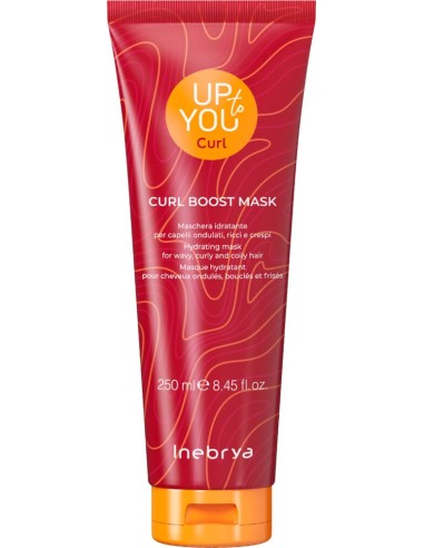 MASCHERA UP TO YOU CURL BOOST MASCHERA IDRATANTE CAPELLI RICCI E CRESPI 250ML INEBRYA - .hairevolution-prodotti.com