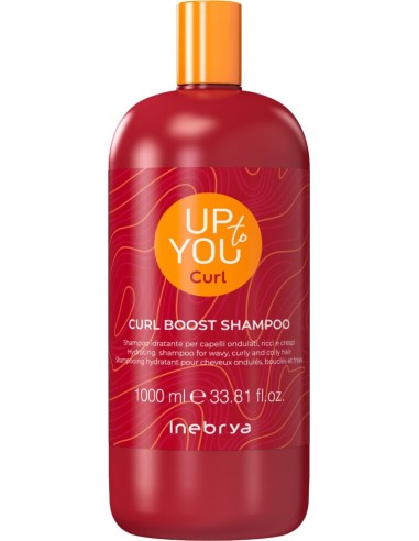 SHAMPOO UP TO YOU CURL BOOST CAPELLI RICCI CESPI 1000ML INEBRYA - .hairevolution-prodotti.com