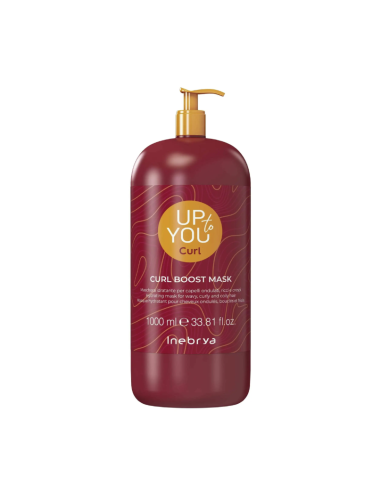 MASCHERA CURL BOOST UP TO YOU  CAPELLI RICCI E CRESPI 1000ML INEBRYA - .hairevolution-prodotti.com